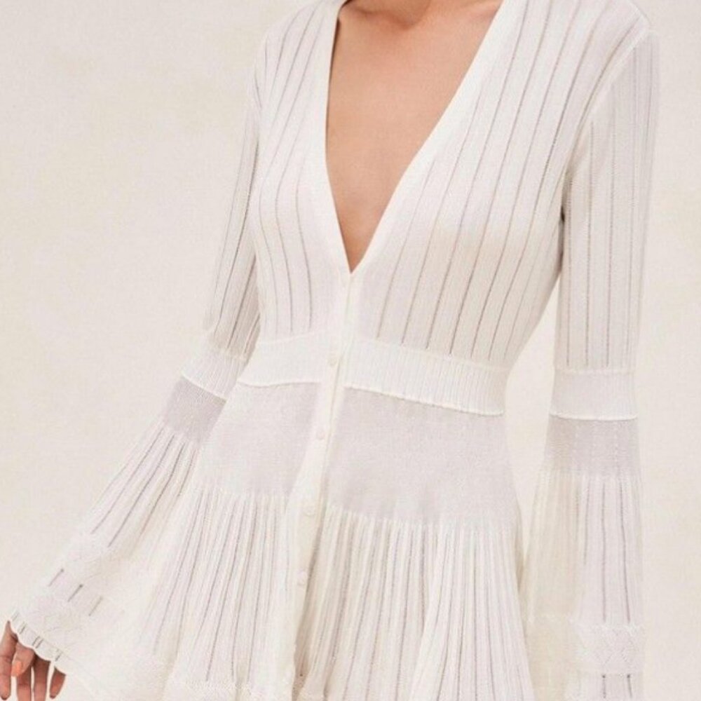 Alexis Lolie Mini Dress White NWT